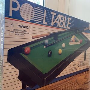 Vintage 1993 DSI Miniature Novelty Pool Billiard Table w/ Box-RARE-New/SEALED!